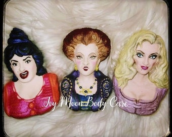 MOLD - The Witches set of 3 Plastic Bath Bomb Mold
