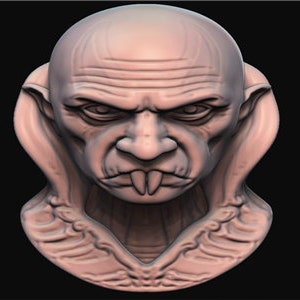 MOLD - Large or Medium Scary Monster Plastic Bath Bomb Mold