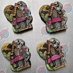 MOLD - JFF Exclusive Haunted House Plastic Bath Bomb Mold - 10+ ozs - CBB - R1B2