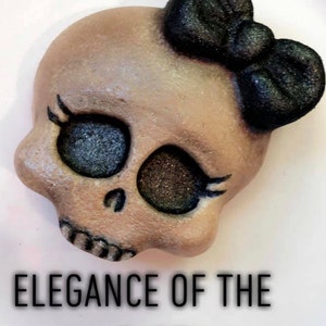 MOLD - Lucy&#39;s Skull Bath Bomb Mold - 4.75 ozs