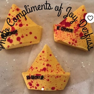 MOLD - Large Paper Boat Bath Bomb Mold  - 6.5 +  ozs - Plastic