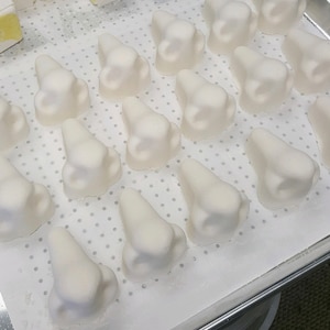 MOLD - The Original © JFF Shower Steamer Nose Shaped Bath Bomb Mold - 3.5 ozs