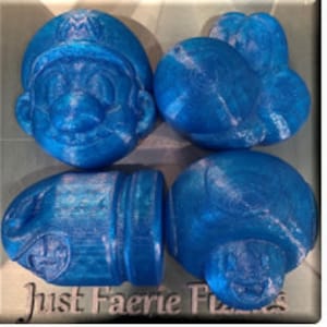 MOLD - Large or Medium Gaming Plastic Bath Bomb Mold(set)