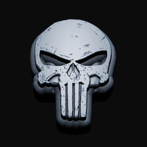 MOLD - The Punisher Plastic Bath Bomb Mold