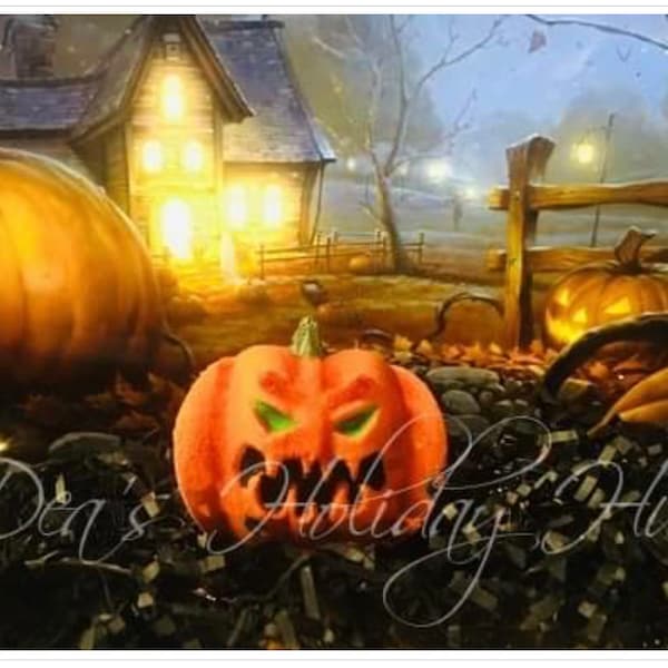 MOLD - Gruesome Pumpkin© Bath bomb Mold - 4 + ozs