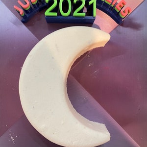 MOLD - Large or Medium Crescent Moon Plastic Bath Bomb Mold