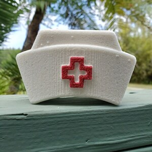 MOLD - Nostalgic Nurse's Cap Plastic Bath Bomb Mold - 6.0 ozs CBA - R2B3 image 1