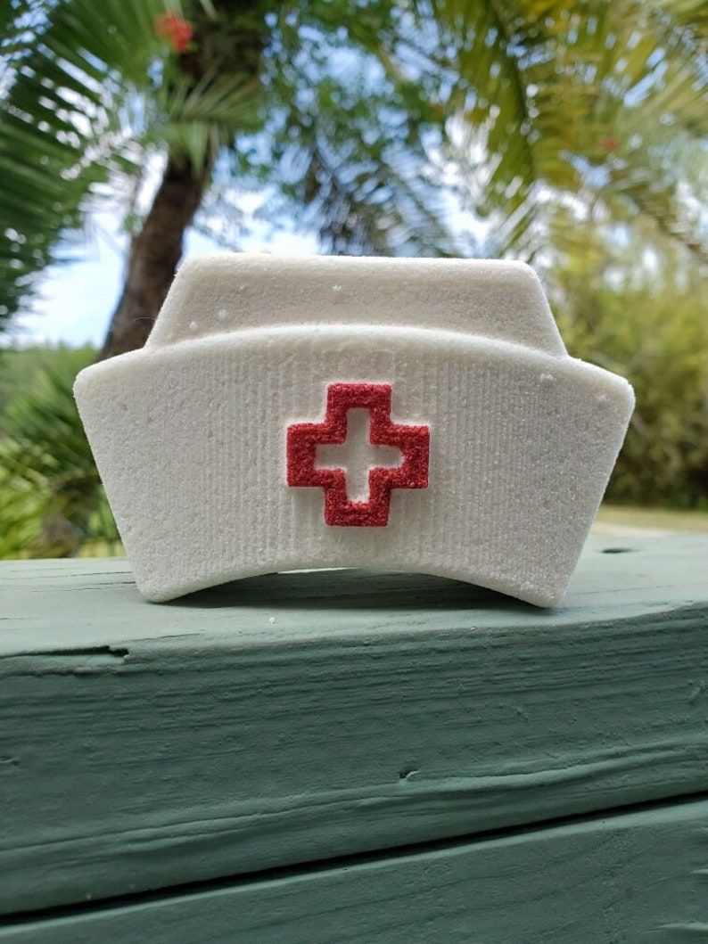MOLD - Nostalgic Nurse's Cap Plastic Bath Bomb Mold - 6.0 ozs CBA - R2B3 image 1