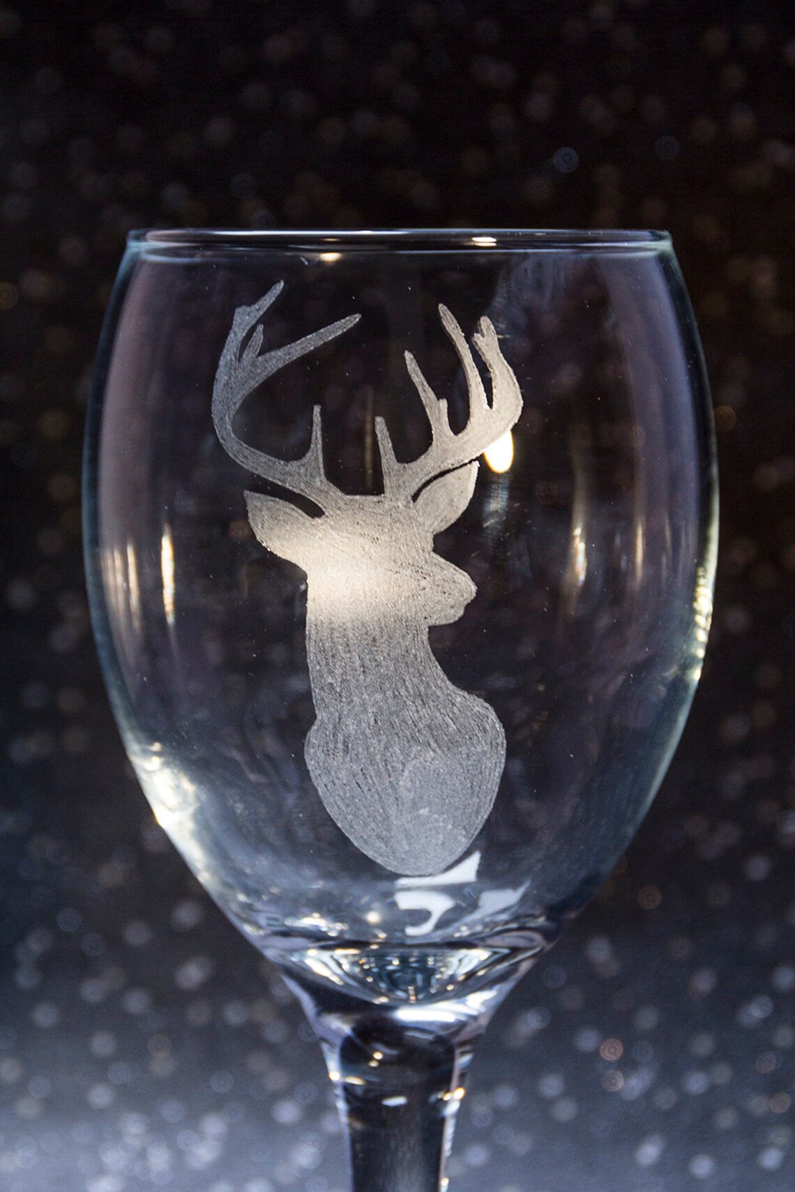 Hand Engraved Wine Glasses Hand Etched Wine Glasses Stag Etsy