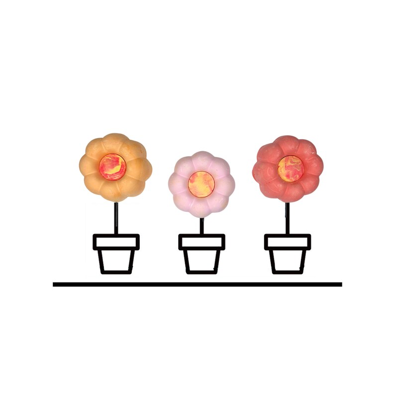 Wee Flower Pots Sidewalk Chalk Ecofriendly, Nontoxic, Kids Gift