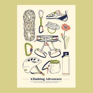 poster illustration Mountain Adventure