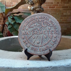 New Orleans Water Meter Cover - Verdigris - Antique Copper