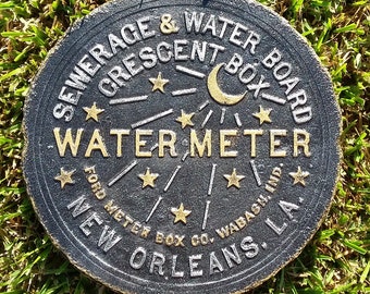 New Orleans Water Meter Black and Copper - Etsy