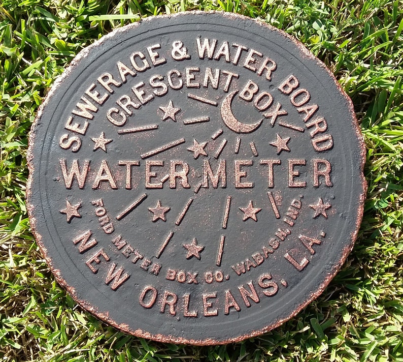 New Orleans Water Meter Black and Copper - Etsy