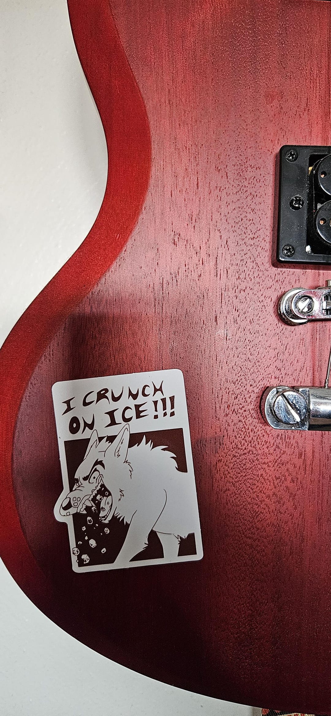 Crunch on Ice Wolf Sticker - Etsy