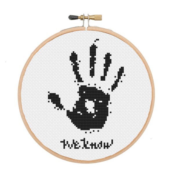 We Know - Dark Brotherhood Welcome Letter Special Delivery Cross Stitch PATTERN