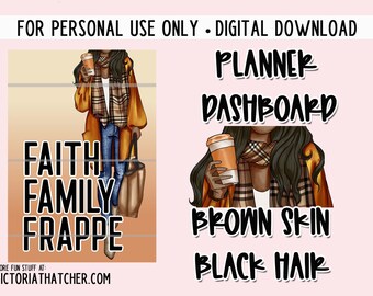 Faith Family Frappe Dashboard Brown Skin Black Hair B6
