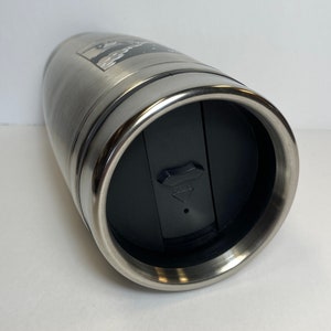 Red Eye 16 oz. Double Wall Stainless Steel Travel Tumbler Thermal Insulated Travel Mug Coffee Tea Thermos image 4