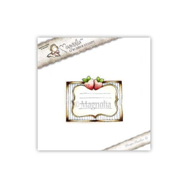 Fruit Label Scrapbooking #AY09-090828020-1 EZ Mount Stamp Magnolia Rubber Stamp Cling Unmounted Rubber Stamp Cardmaking Cling Stamp