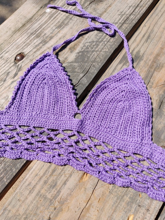 fuschia bralette
