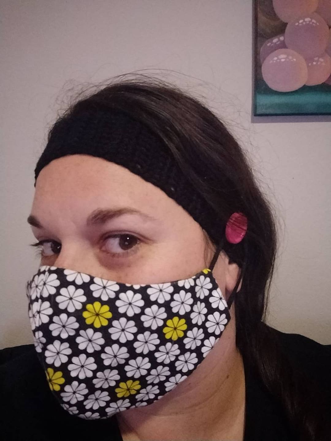 headband mask holder