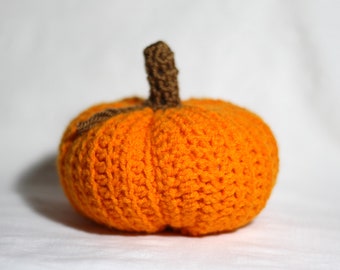 Crochet Pumpkins Medium Size - Style and Colors vary