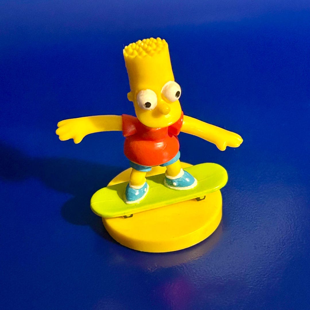 Figurine bart simpson streetwear - édition collector déco pop art