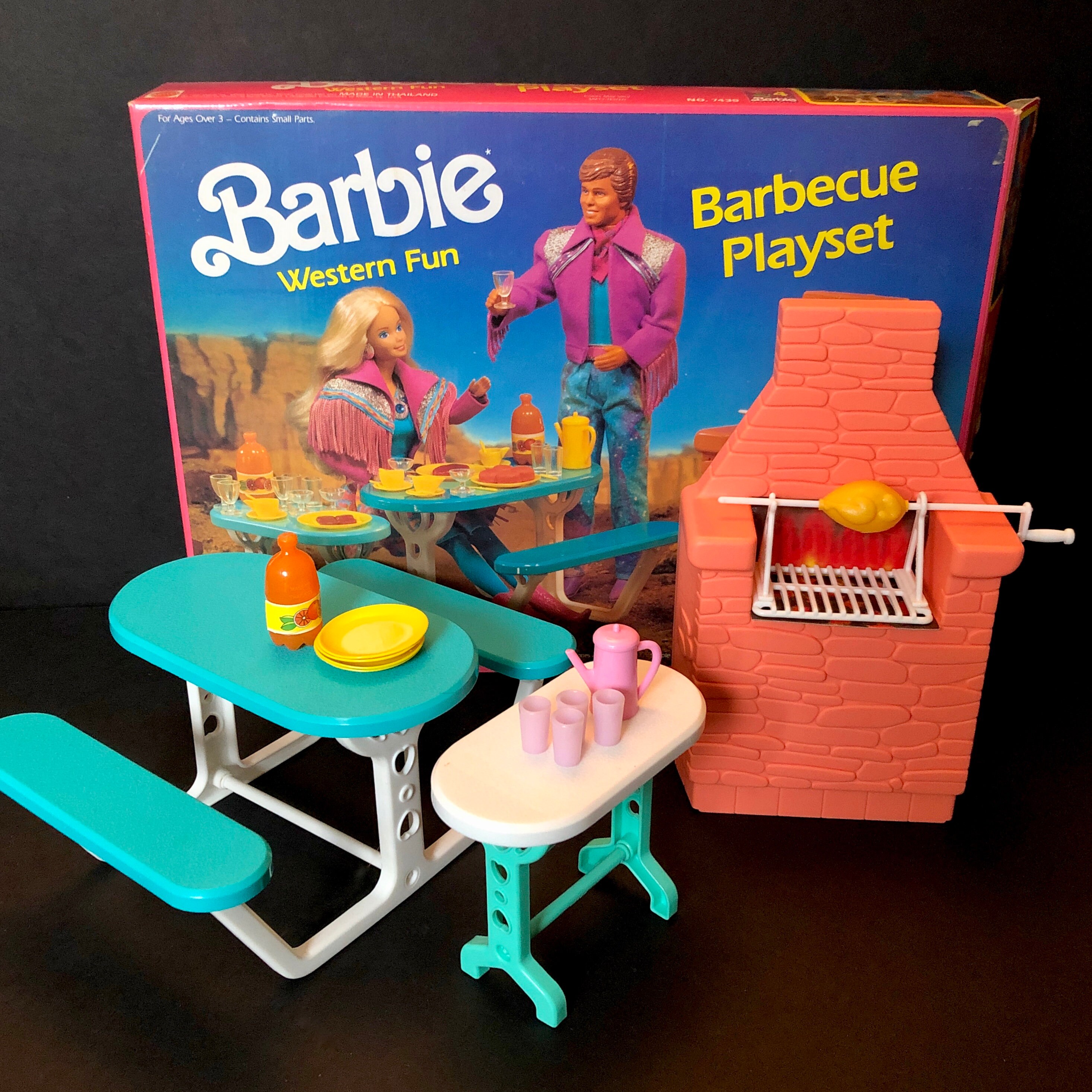 barbie barbecue playset