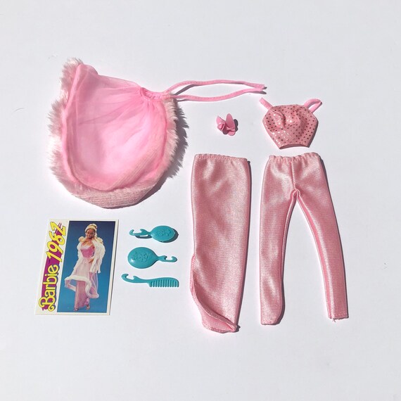 pink and pretty barbie 1981