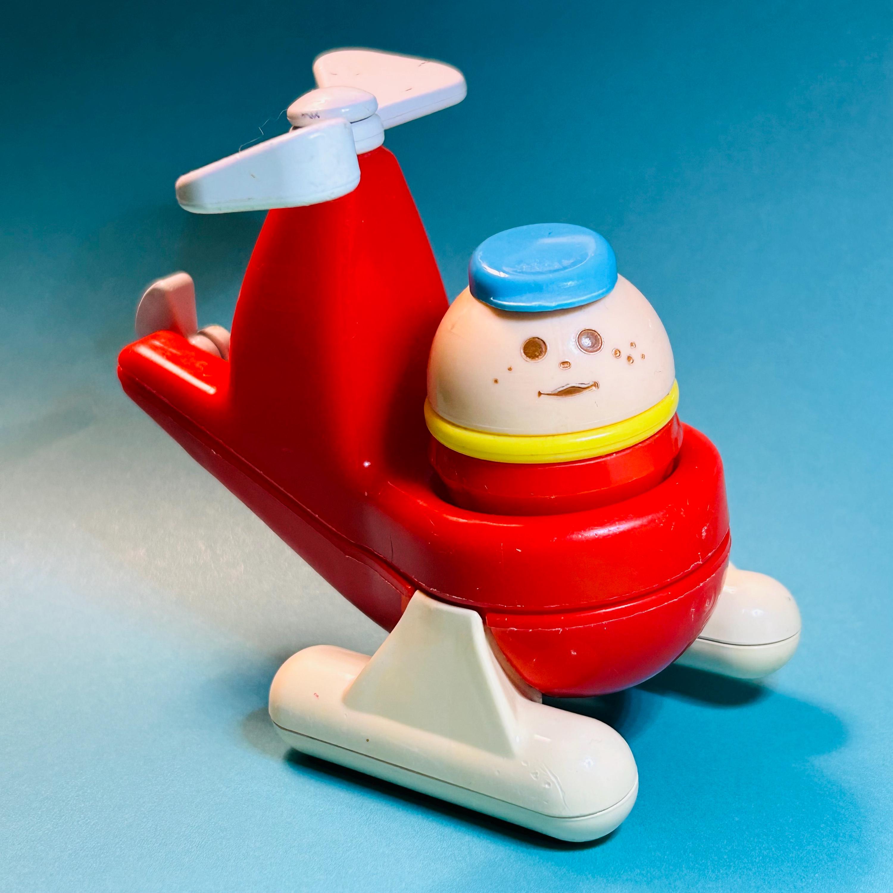 Little Tikes Helicopter and Toddle Tot 1993 Helicopter and Pilot