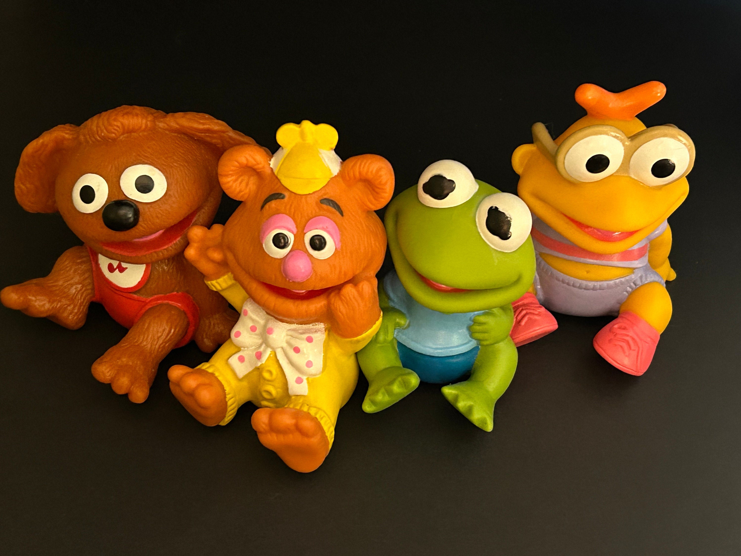 Muppet Babies Toys Rowlf Kermit Fozzy and Scooter 1984 Muppet Babies Collectibles Playskool Hasbro