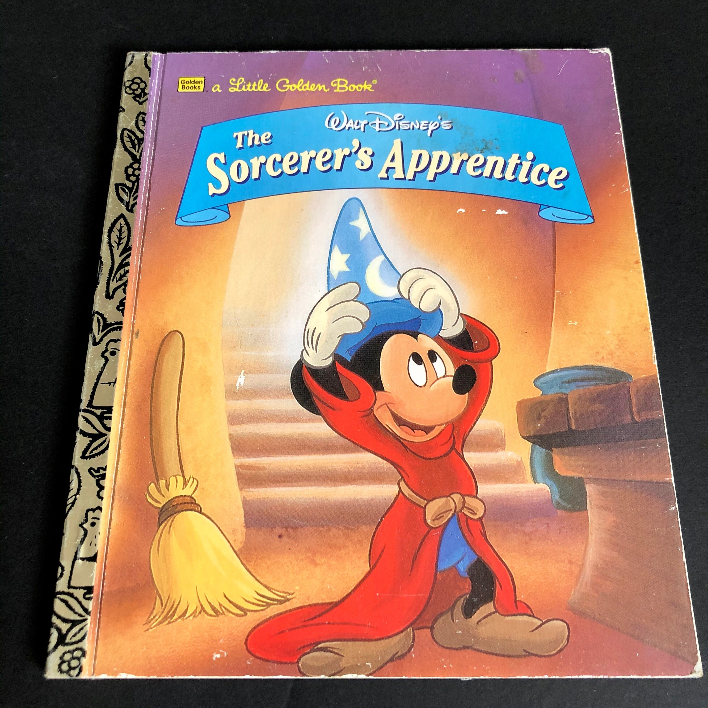 Mickey Mouse Little Golden Books the Sorcerers Apprentice Etsy