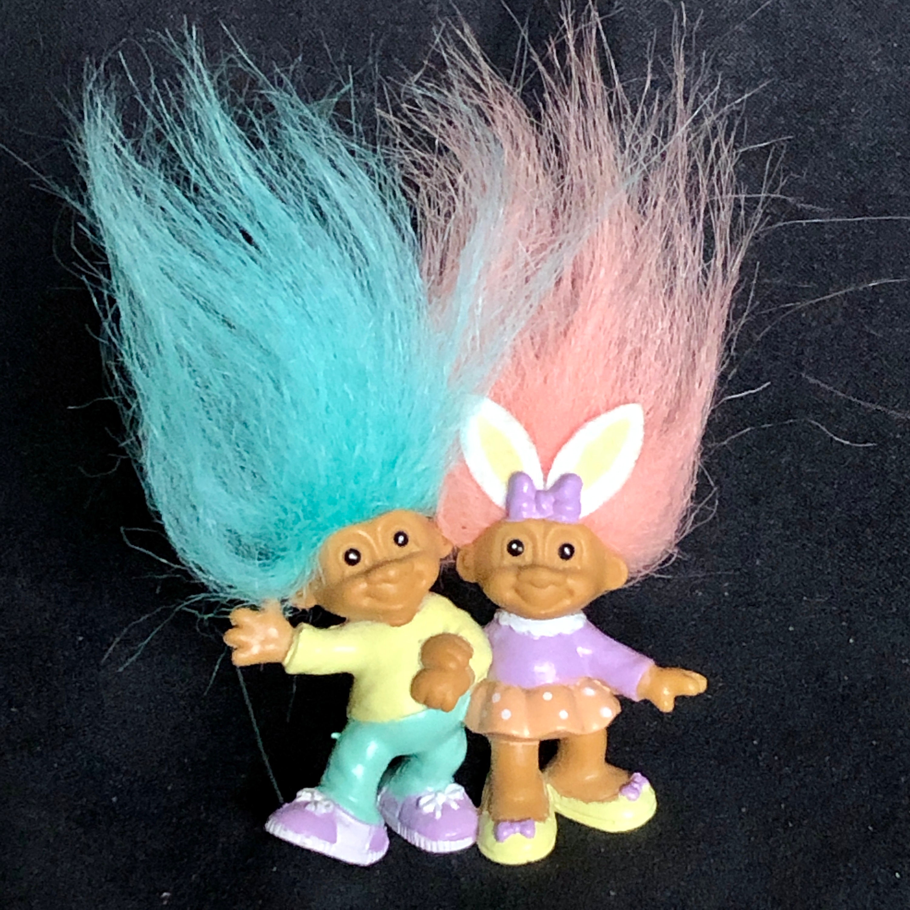 Boy and Girl Easter Troll Figurine PVC Easter Trolls -  Portugal