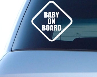 Personalised Child//Baby On Board Car Sign ~ Son On Board ~ L.Blue