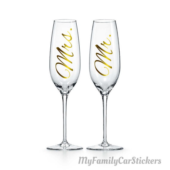 mr and mrs decals