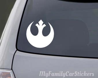 Star Wars Rebel Alliance decal, Rebel Alliance sticker, Rebel Alliance Car decal, Rebel Alliance window sticker, Rebel Alliance Laptop decal