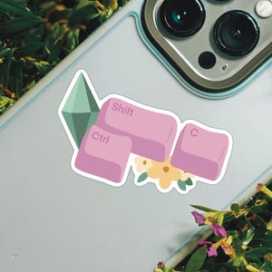 Sims Keyboard Sticker: Cozy Gamer Decor - Sims 4 Gift