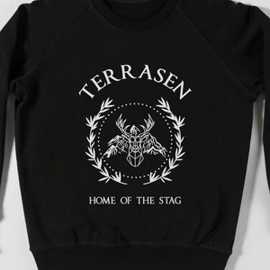 Terrasen Home of the Stag Shirt Digital Design | Throne of Glass, Bookish, BookTok, TOG Merch, T-shirt Design, Aelin, Lord of the North