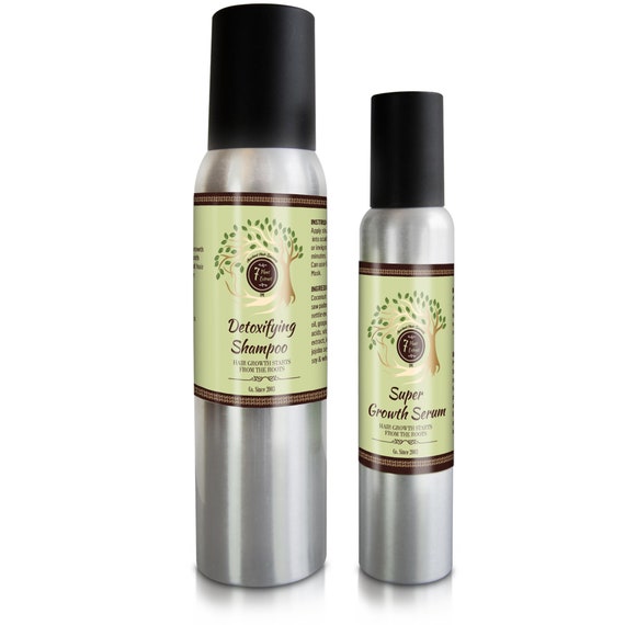 Hair Grow Kit Hair Growth Oil Organic Hair Growth Etsy