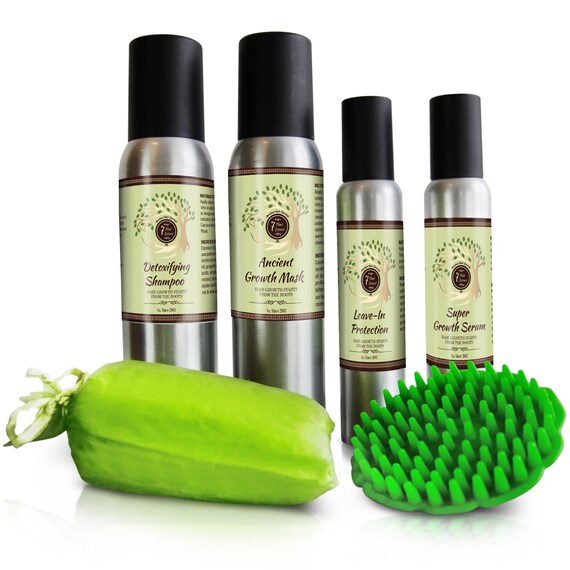 7pe Complete Hair Growth Kit Natural Hair Growth Hair Etsy