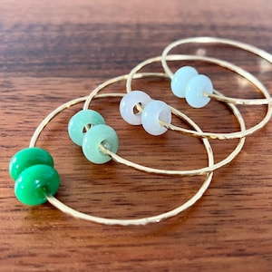 Jade & Crystal Gems Bangle