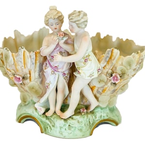 Early 20th Century German Kalk Bisque Figural Jardiniere