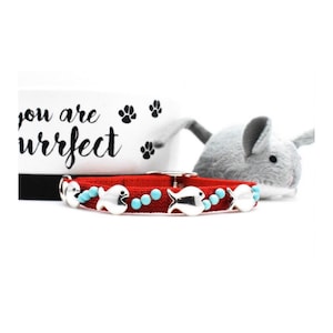 Fish Cat Collar, Elastic Release Kitten Collar, Fish Kitten Collar, Guppy Cat Collar, Goldfish cat Collar