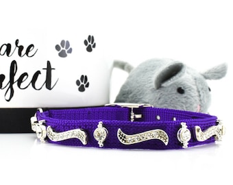 Schickes Katzenhalsband, Strass Katzenhalsband, ausgefallenes Kätzchen Halsband, Bling Katzenhalsband, Mädchen Katzenhalsband, Katzengeschenk