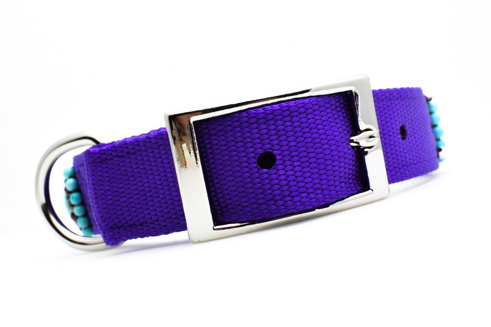 Turquoise Dog Collar Fancy Beaded Dog Collar Precious Stone Etsy UK