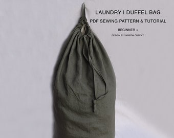 Gefütterte Wäsche | Duffel Bag PDF Schnittmuster