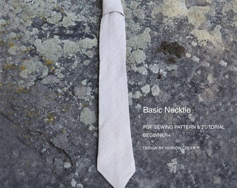 Basic Necktie Sewing PDF Tutorial