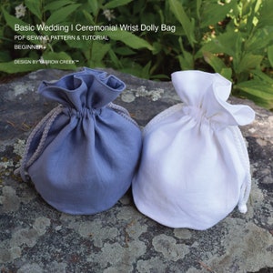 Grundlegende Kordelzug Tasche Nähen PDF Tutorial