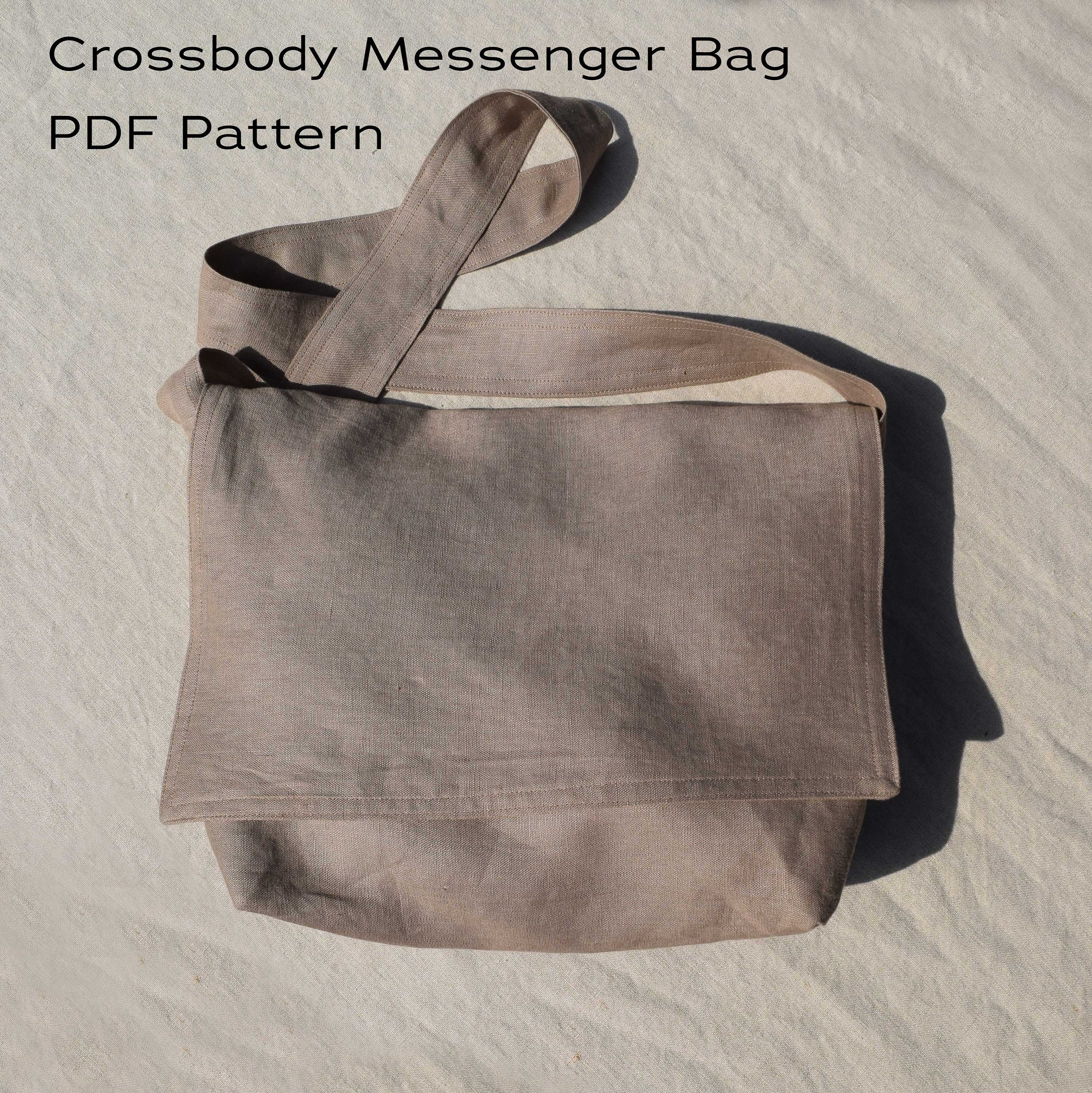 Crossbody Messenger Bag Digital PDF Sewing Pattern - Etsy