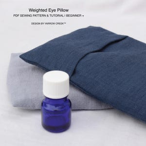 Patrón de costura en PDF para almohada para los ojos